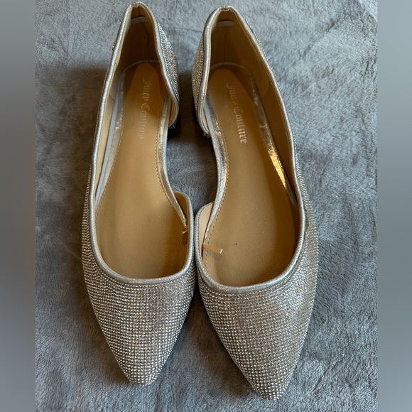 Juicy Couture rhinestone flats - Picture 1 of 5
